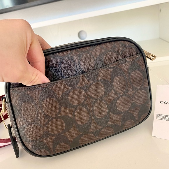 🔥💜NEW💜Coach Jamie camera bag/crossbody bag/shoulder bag/canvas leather - Picture 3 of 10